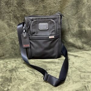 TUMI Black Messenger Bag